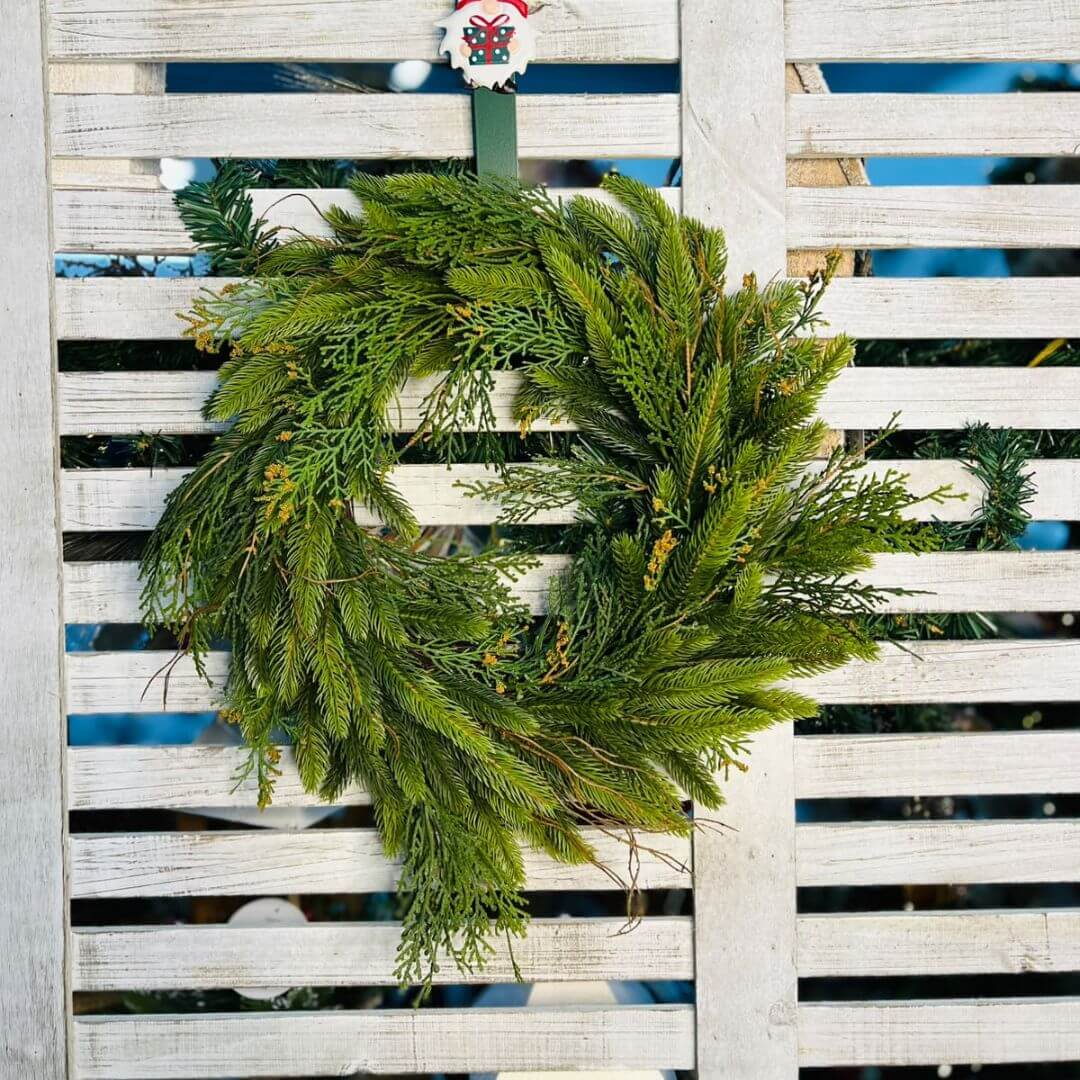 Guirlanda Cipreste Toque Real - 50cm Verde