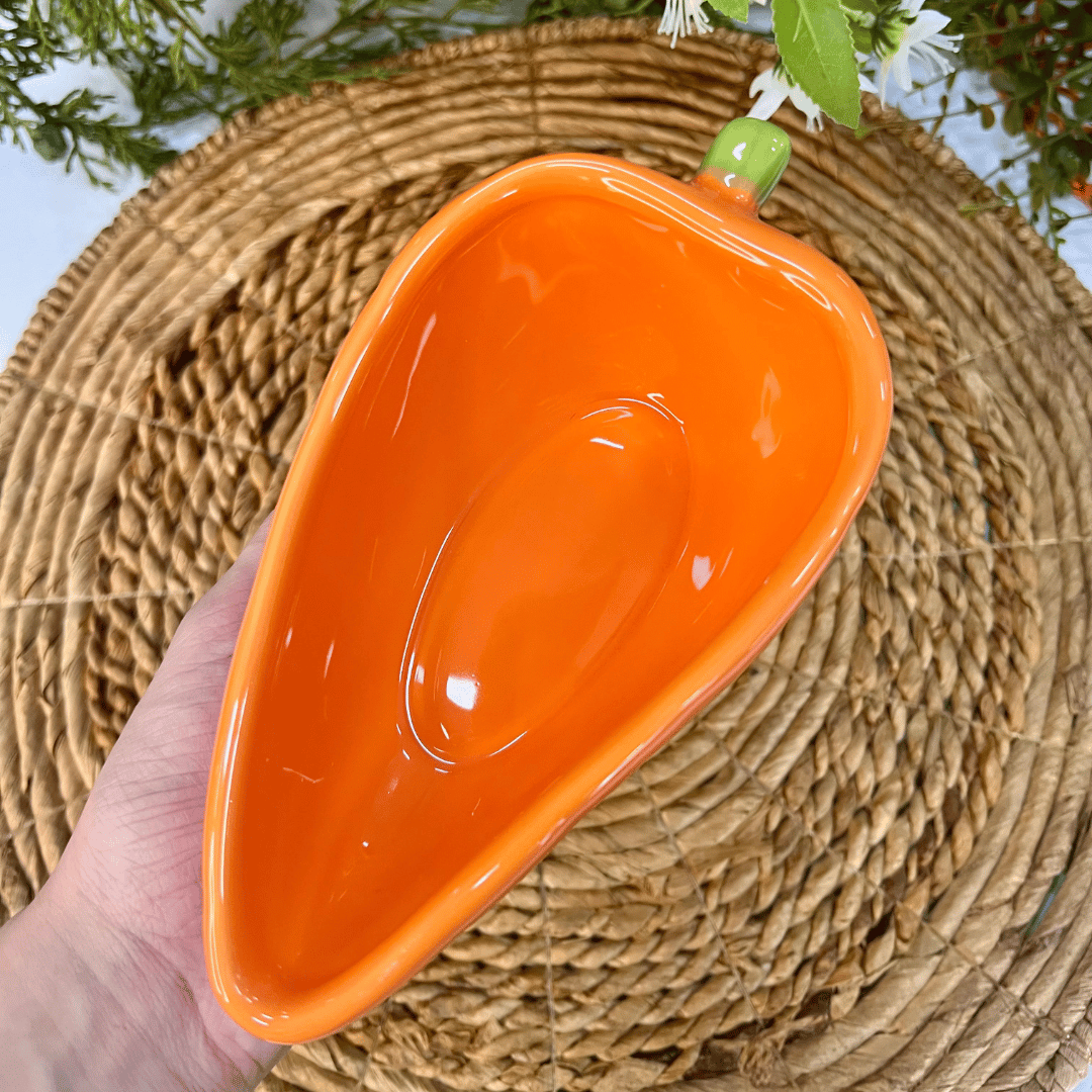 Bowl Cenoura Seletta de Cerâmica 280ml - 6x18x9,5cm