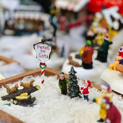 Figuras Natal Com Seis Peças - 9x3cm