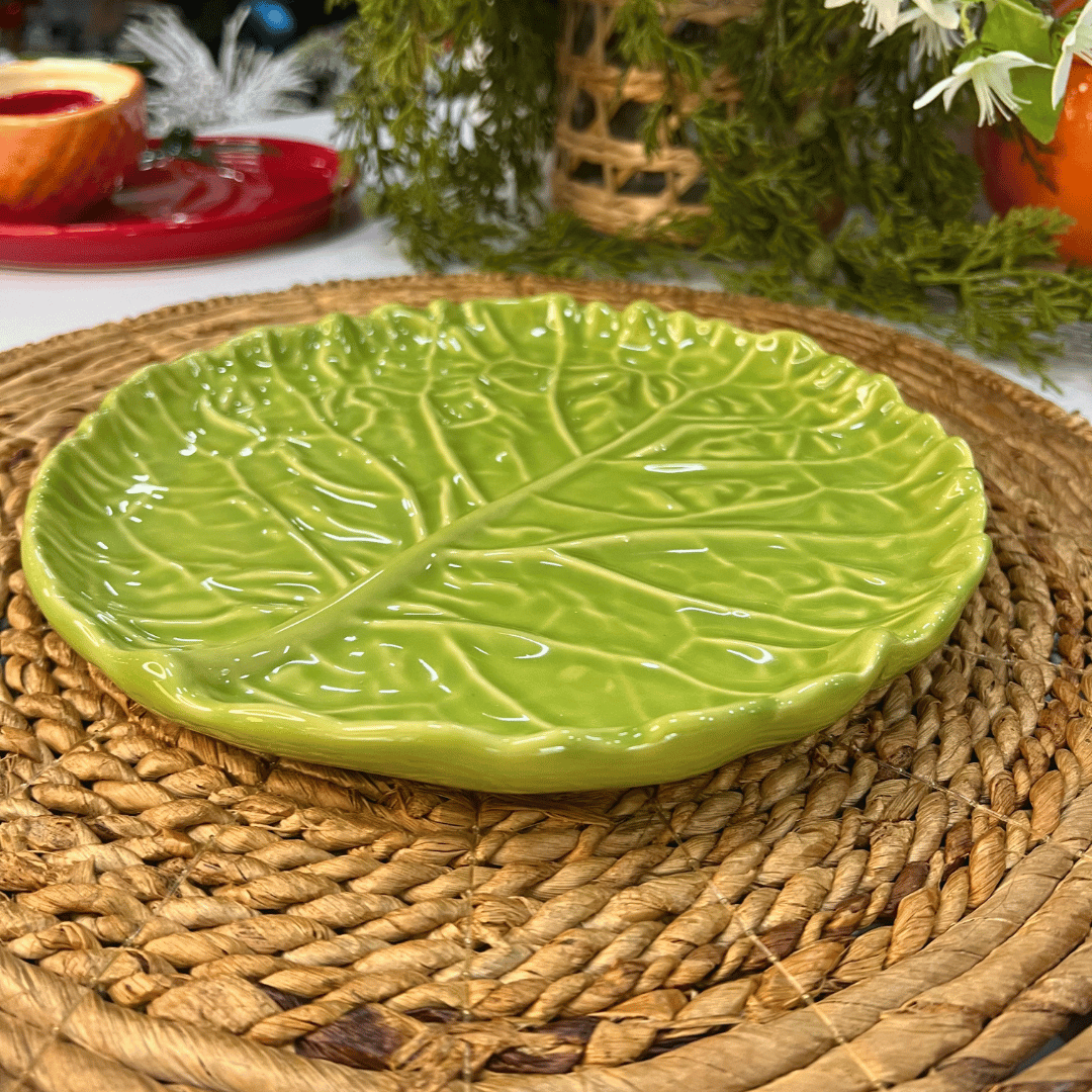 Travessa Repolho Seletta de Cerâmica 2,5x23,5cm