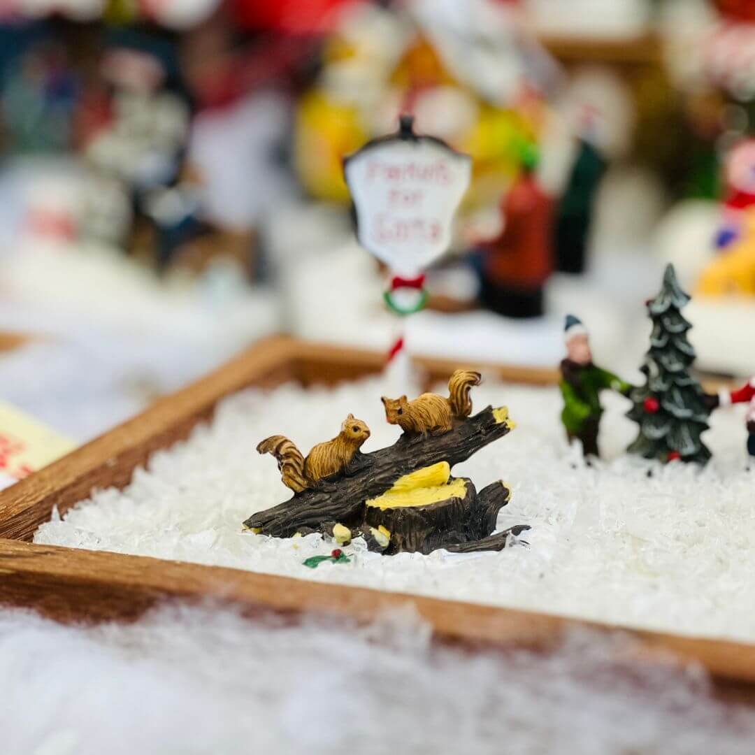 Figuras Natal Com Seis Peças - 9x3cm