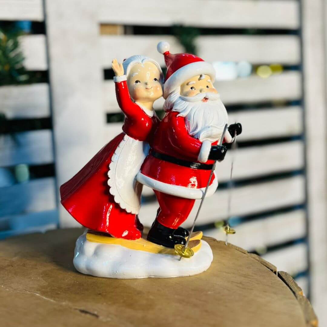Noel Com Mamae Noel no Esqui - 20cm