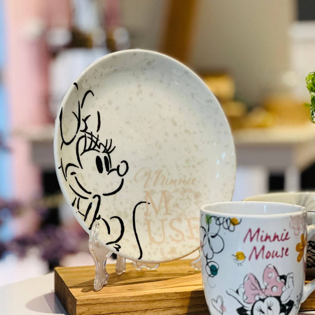 Prato Sobremesa Minnie Mouse - 20cm