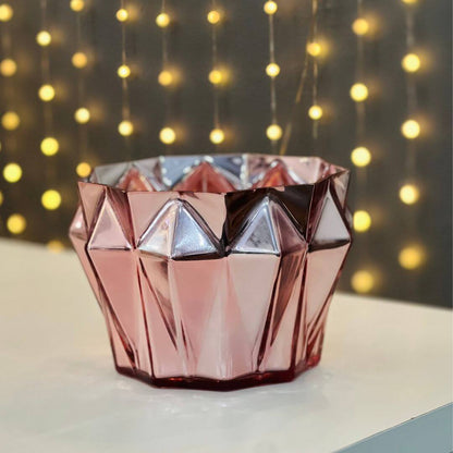 Vaso de Vidro Rose – 13cm