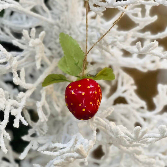 Enfeite Pendente Morango – 5cm