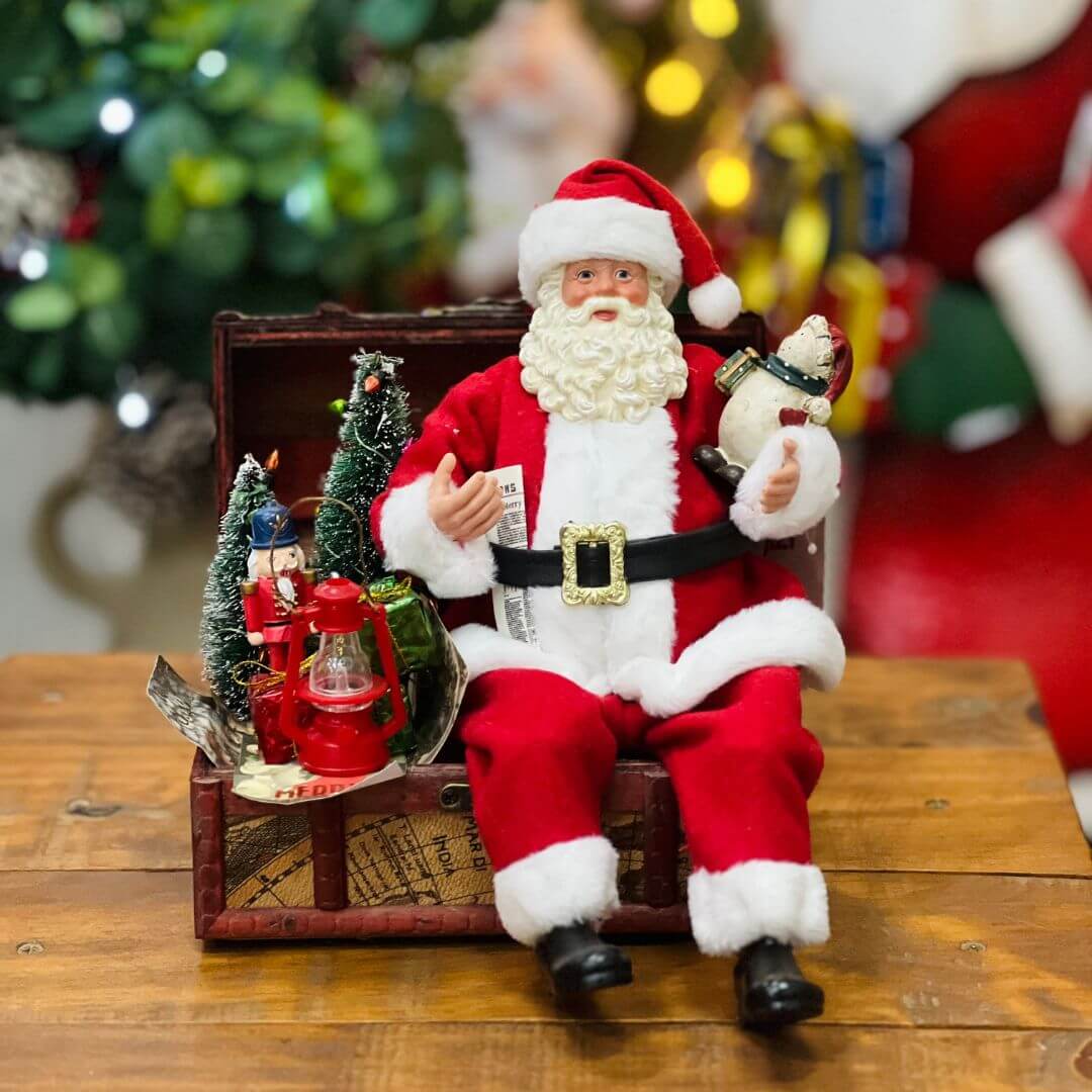 Papai Noel no Bau - 20cm