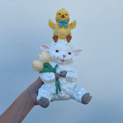 Pintinho Com Ovelha - 28,7cm