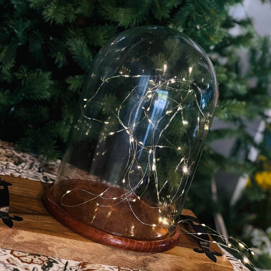 Cordão Fio de Fada 10m – 100 LEDs Branco Quente – Pilha – Luz Estática