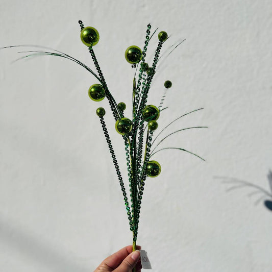 Haste Bolinhas Natal Lúdico Verde – 60cm