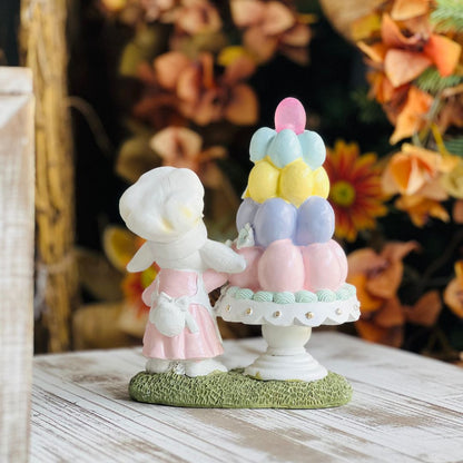 Coelho Confeitero Bolo Resina - 19cm