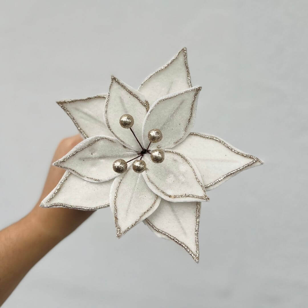 Haste Bico de Papagaio Natal Aveludado – 18cm