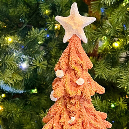 Árvore Decorativa Natalina em Resina - 33cm
