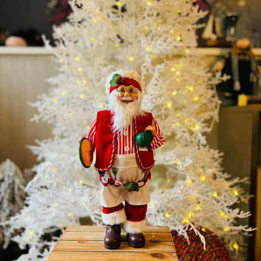 Papai Noel Cozinheiro Em Pe  - 45cm