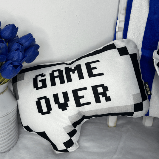 Almofada Kids Formato Balao Game Over 46x36cm
