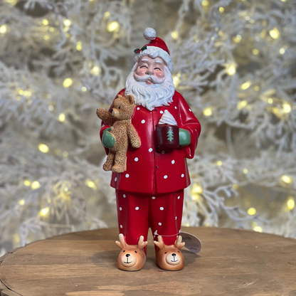 Noel Decorativo com Urso, Pantufa e Rena em Poá – 32cm