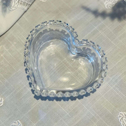 Bowl Cristal de Chumbo Coração - 13,5x12,5x5cm