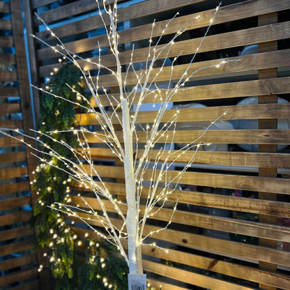 Árvore Decorativa 360 LED Luz Quente Branca – 130cm Bivolt