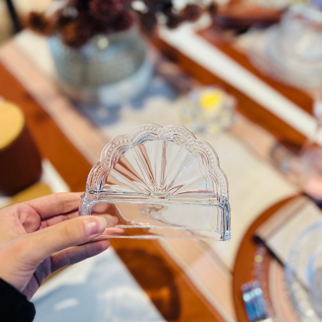 Porta Guardanapos Cristal Ecológico - 9cmx4x13