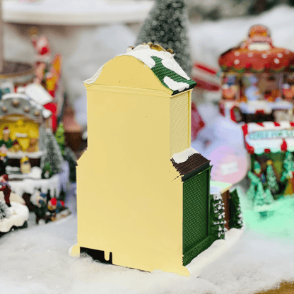 Cenário Natalino Fabrica de Brinquedos Com Led, Som e Movimento 22x14cm - Pilha