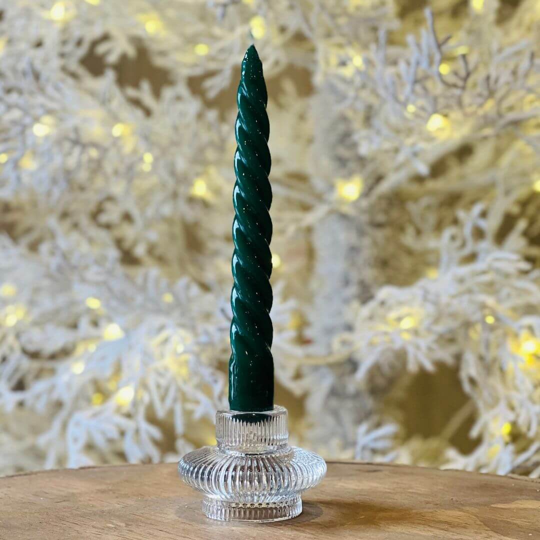 Vela Espiral Verde – 19cm
