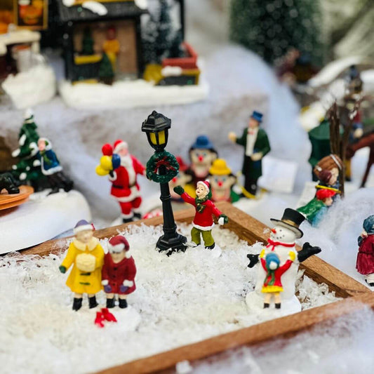 Figuras Natal Com Seis Peças - 9x3cm