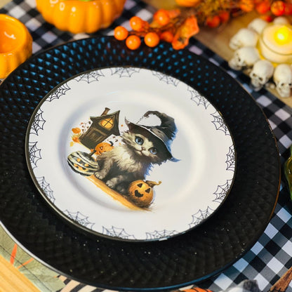 Prato Sobremesa Cute Cats - Halloween 20cm