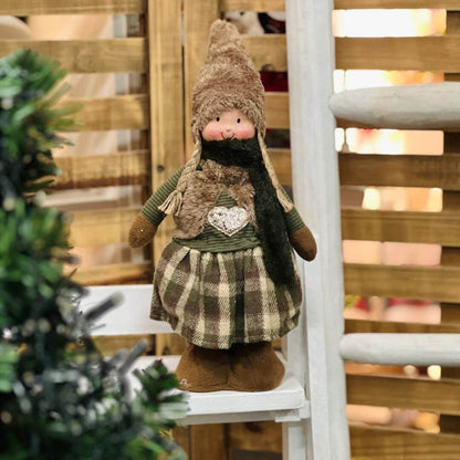 Boneca Natal Menina em Pé – 67cm