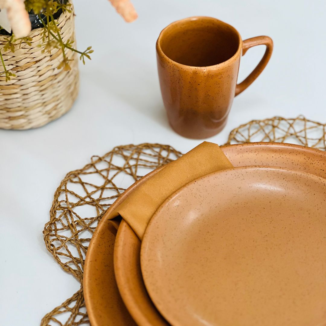Caneca Slim Organic Terracota - 10cm