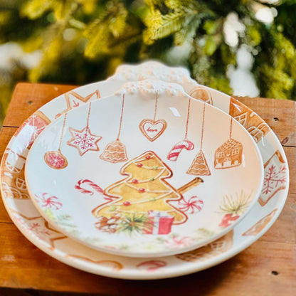 Prato Raso Gingerbread Digital - 27cm