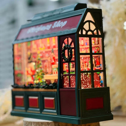 Cenario Loja Natalina Decorativa com LED – 21cm