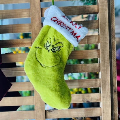 Meia Merry Christmas Grinch – 35cm