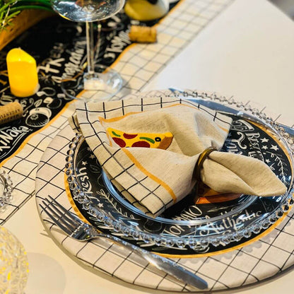 Conjunto Para Sousplat Pizza 35cmx35