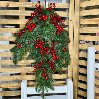 Pendente Gota de Pinheiro com Berry – 93cm