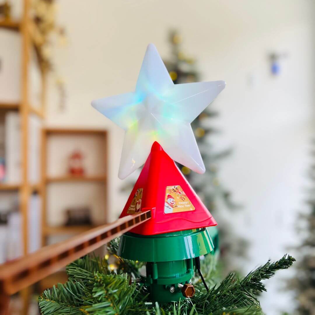 Topo de Árvore de Natal com Som e Movimento - Bivolt 