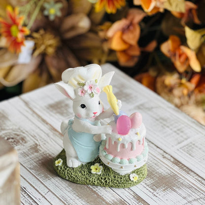 Coelho Confeitero Resina - 16cm