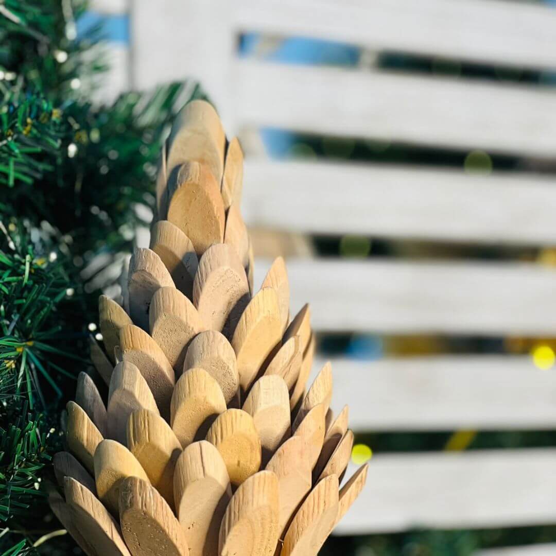 Natal  Pinha Decorativa