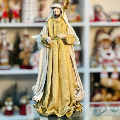 Presépio Plus Linho Dourado - 6 Peças