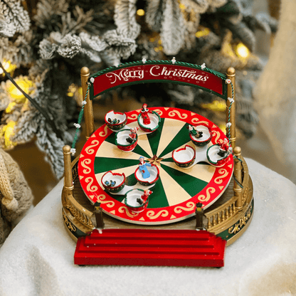 Parque Natalino Xícara Maluca Com Led e Movimento 24,2x26,5x26cm