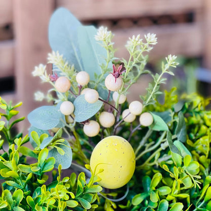 Haste de Páscoa Ovinhos - 29cm Amarelo