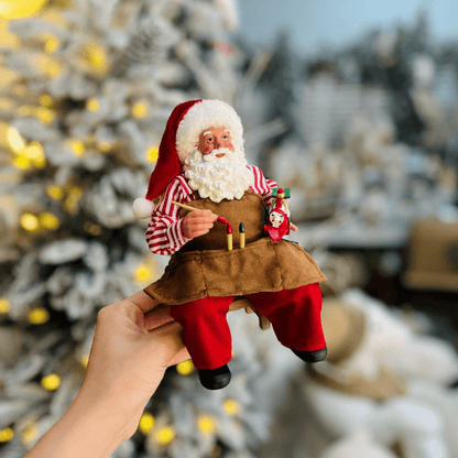 Papai Noel Colecionável Artesão 19cm