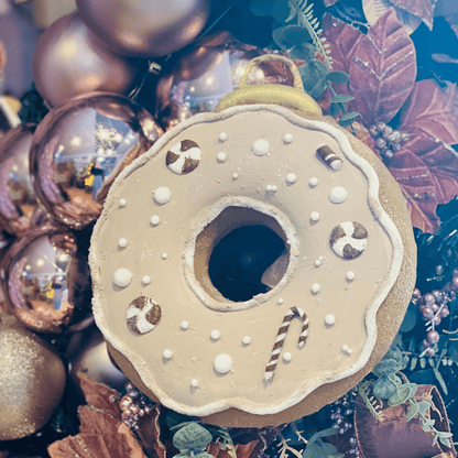 Donut Natalino para Pendurar 29x25cm