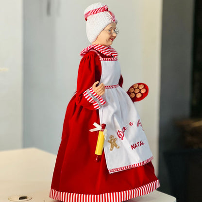 Mamae Noel Cozinheira - 45cm