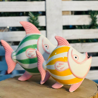 Peixe Ceramica  -  25x11x25cm