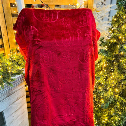Manta Flanelada Vermelha – 150cm