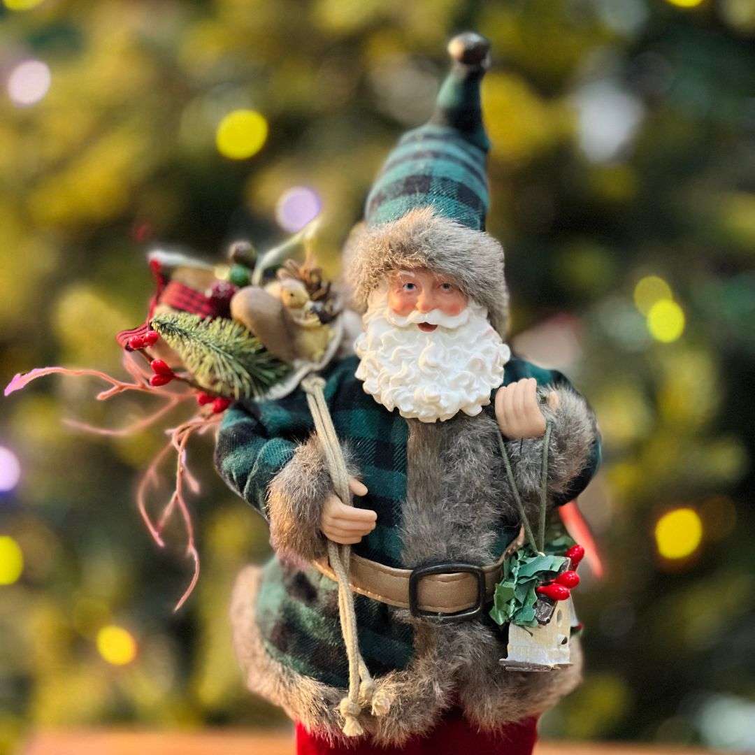 Papai Noel Rústico - 28cm