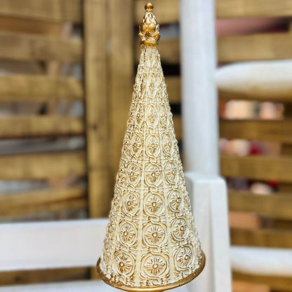 Árvore de Natal Decorativa em Resina – 32cm
