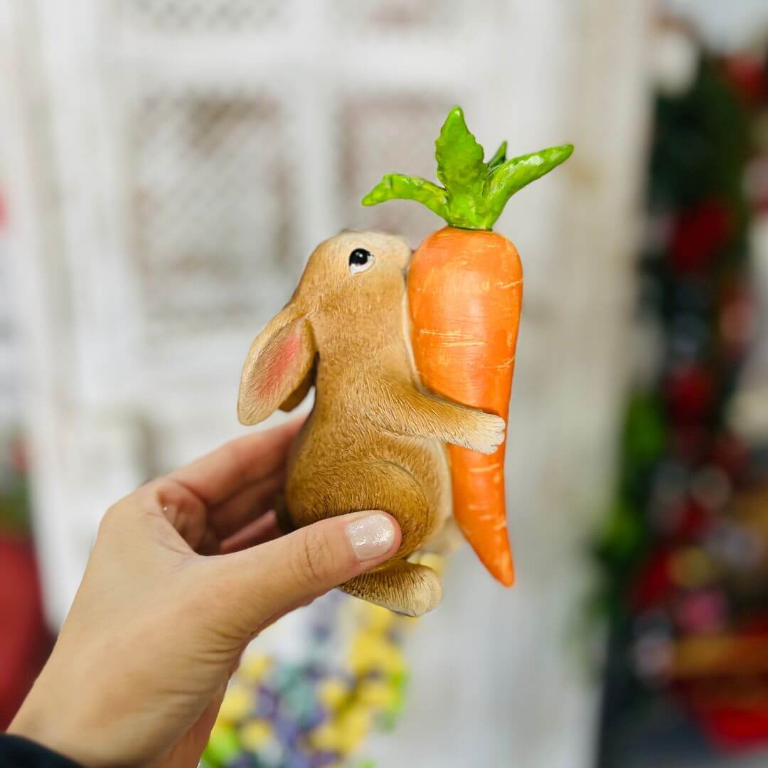 Coelho Com Cenoura - 16cm
