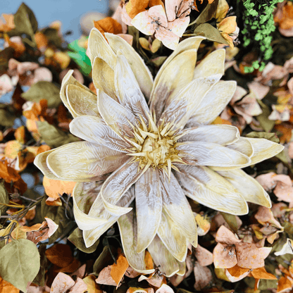 Haste Flor Magnolia Amarelo Outono 30x92cm