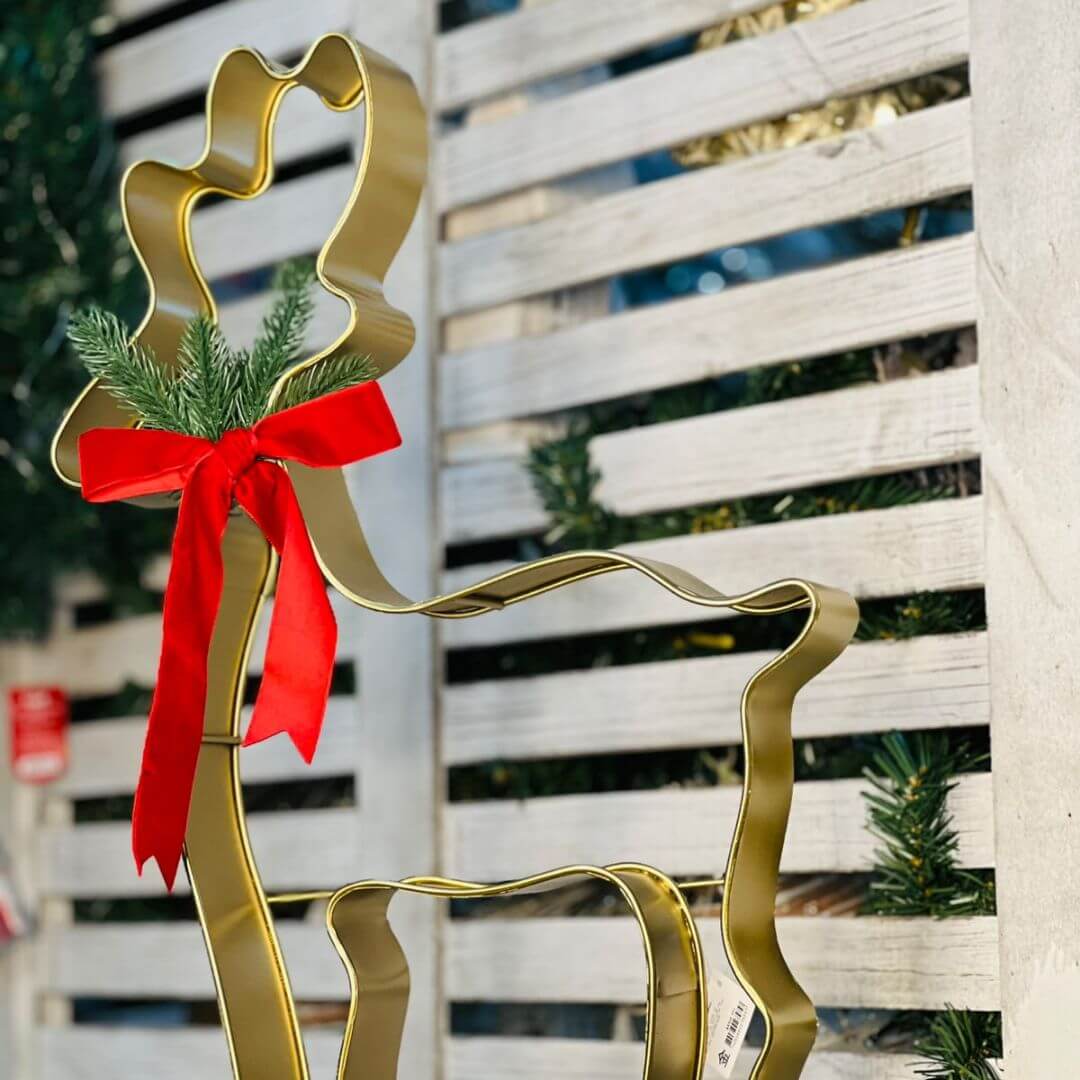 Natal Rena  Decorativa  - 77x8,5x46,5cm
