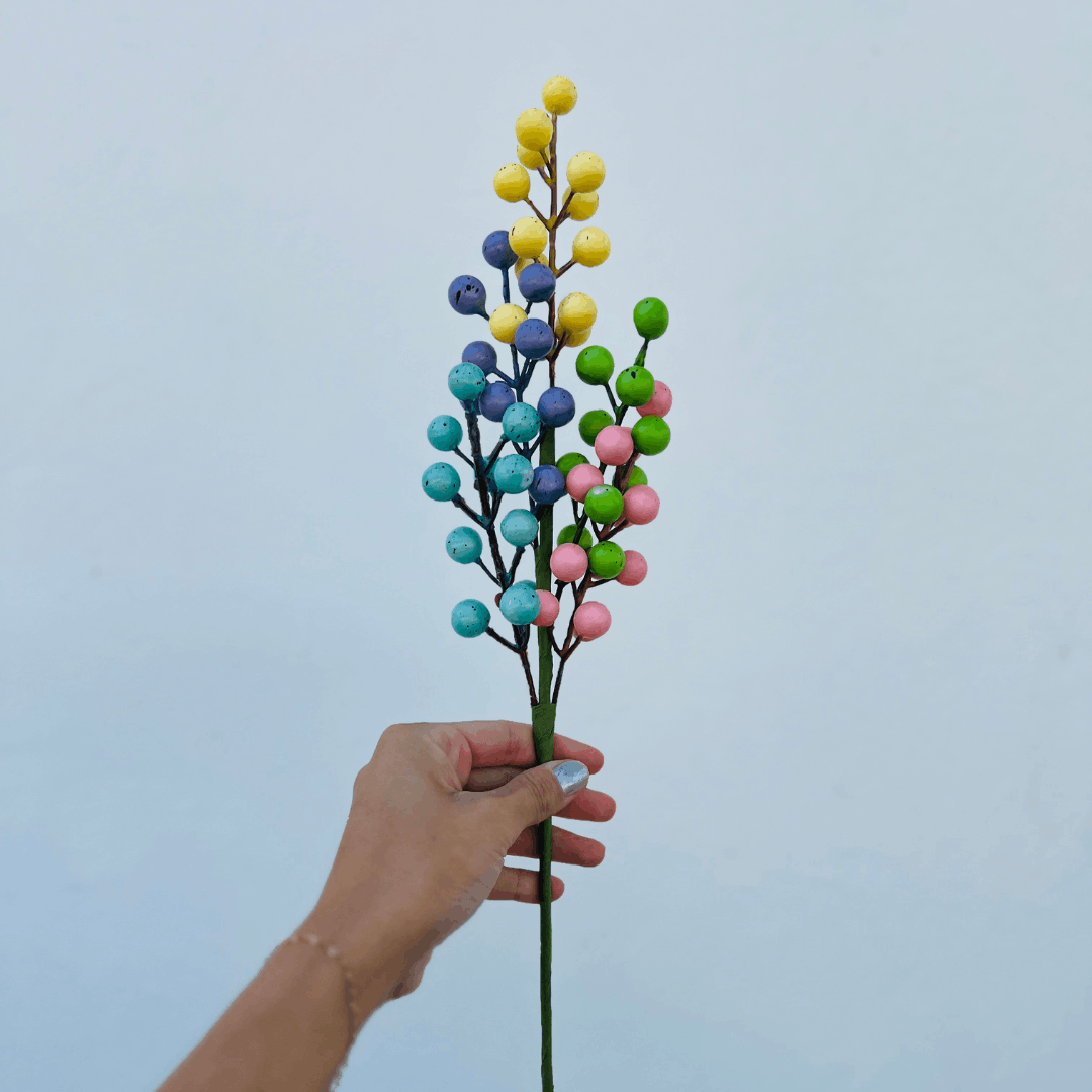 Haste de Ovos Coloridos - 40cm